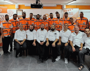 טקס סיום קורס חובשים של איחוד הצלה בקרית-גת.