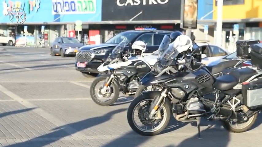 תיעוד: פעילות אכיפה 'גל כחול' בעיר קרית גת