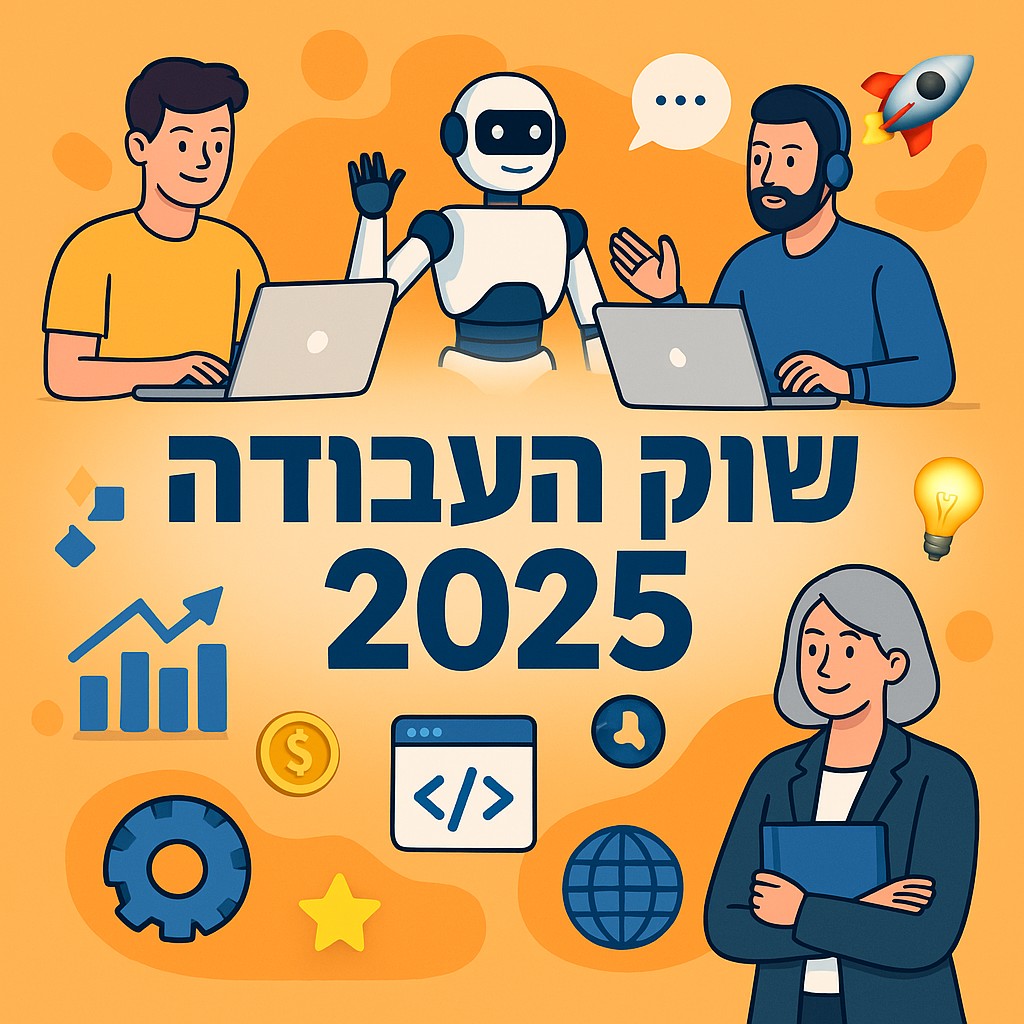 שוק העבודה ב-2025: משתנה, מתהפך – ומזמין אתכם להצטרף אליו 🚀💼
